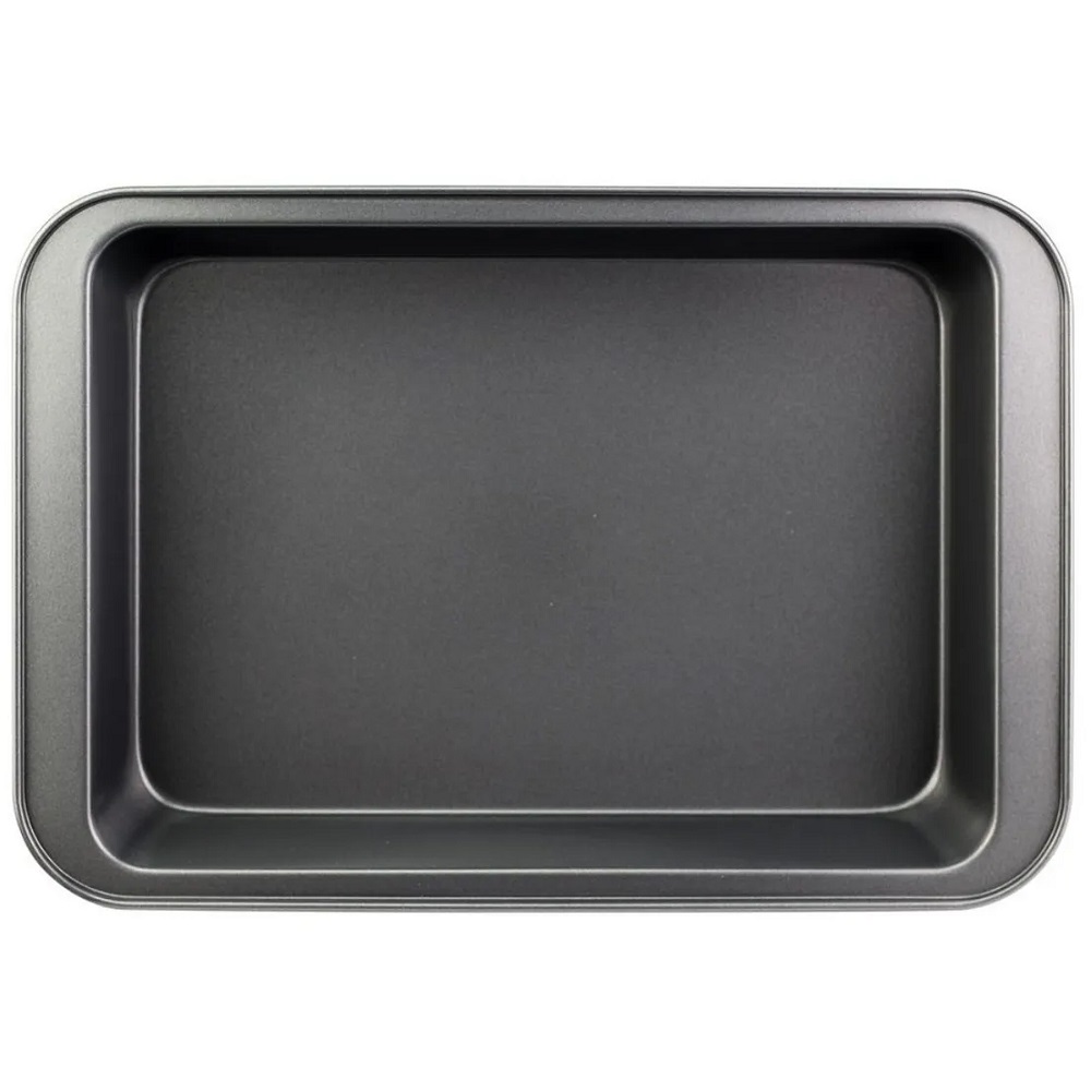 Forma Assadeira Alta Retangular Antiaderente Carbono 42cm