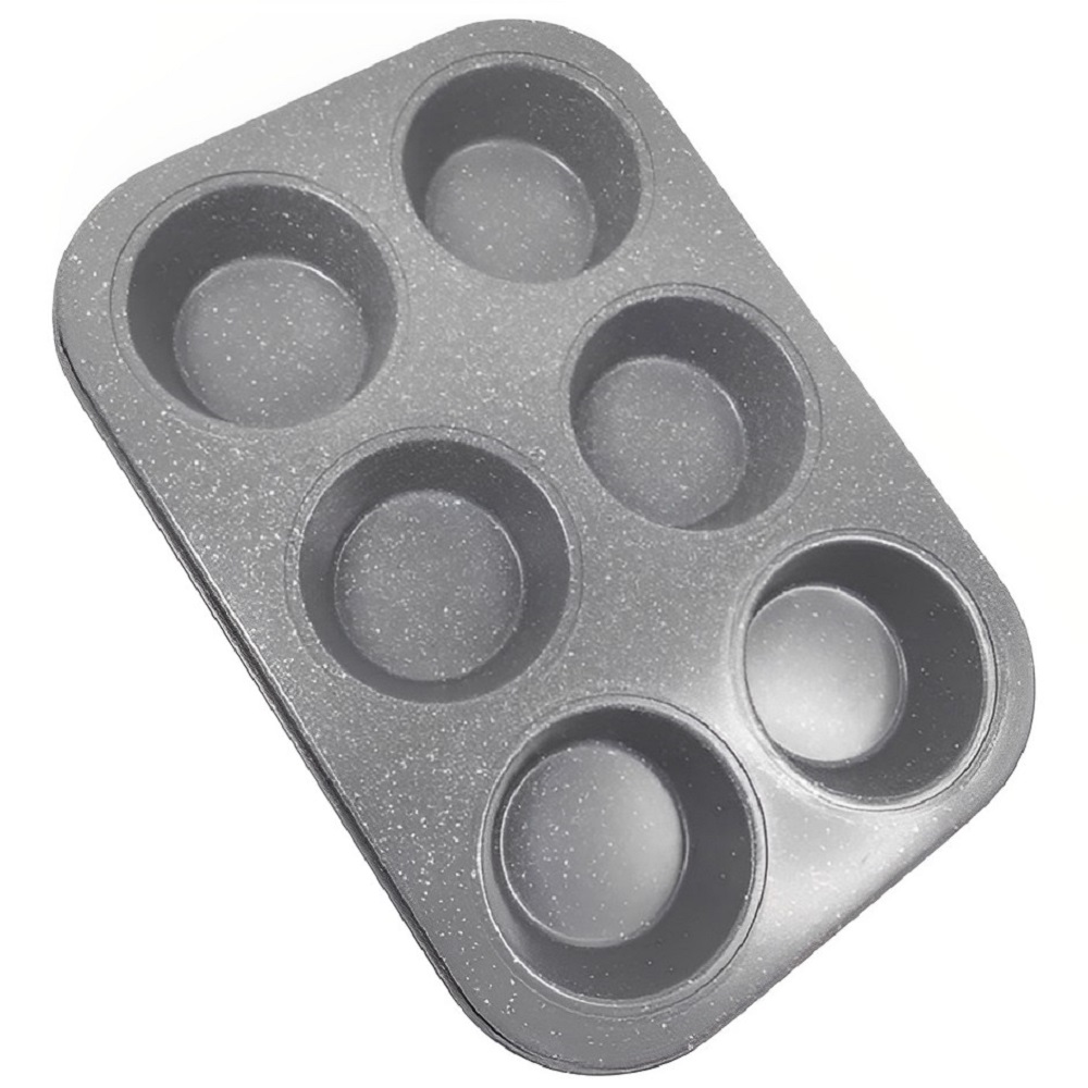 Forma para CupCakes, Pão de Queijo, Bolinhos, Antiaderente 06 Cavidades 