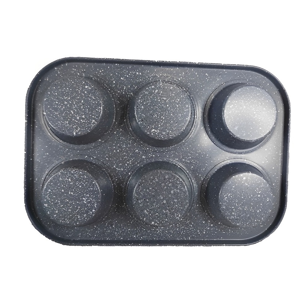Forma para CupCakes, Pão de Queijo, Bolinhos, Antiaderente 06 Cavidades 