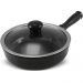 Frigideira Cerâmica Ceraflame com Tampa Chef 1,5 Litros  Preta