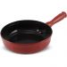 Frigideira Cerâmica Ceraflame com Tampa Chef 1,5 Litros  Vermelha