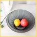 Fruteira Metal Preto 30cm Cesto Frutas Mesa 
