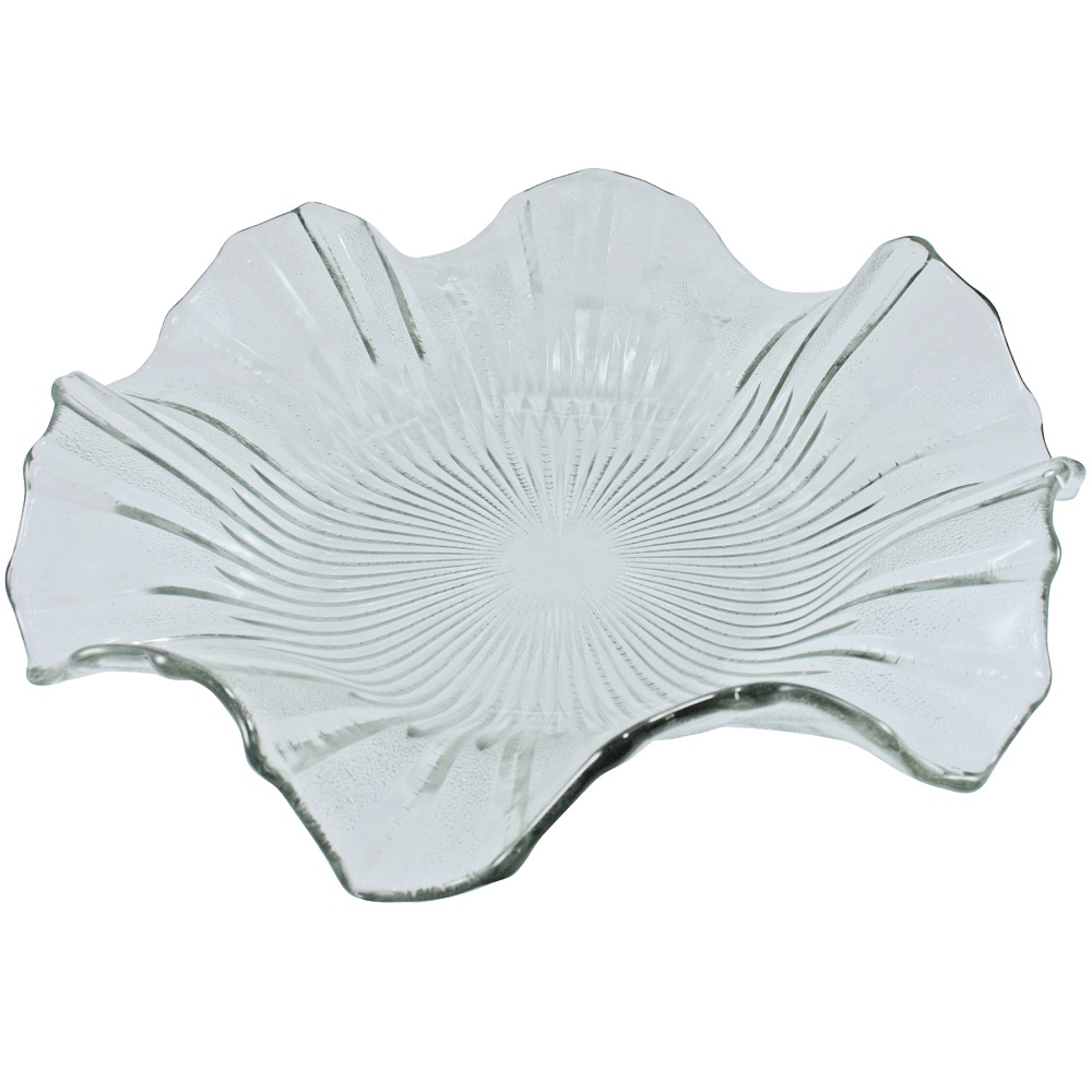 Fruteira de Mesa em Vidro - Centro de Mesa 36cm 