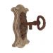 Gancho de Parede Madeira e Ferro Decorativo Vintage - Carisma