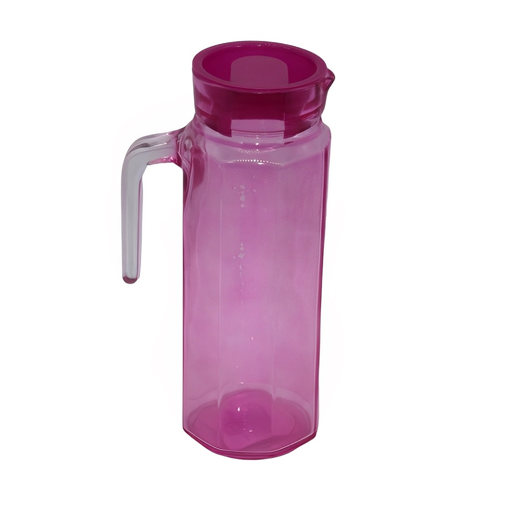 Garrafa de Vidro com Tampa 1Litro para Refresco, Suco, água Saborizada 