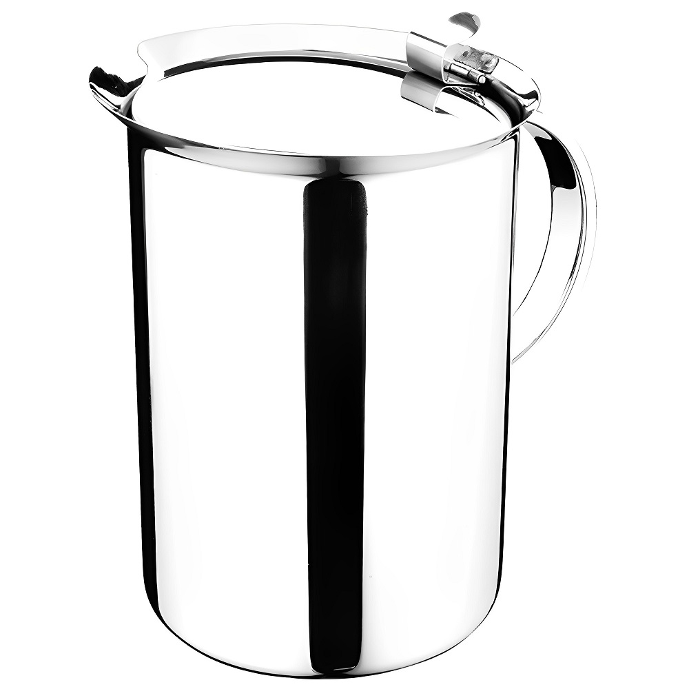 Jarra com Tampa e aparador em inox para Suco, Agua 2.5 Litros 