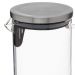 Jarra de Vidro Agua, Refresco ou Suco 1,3 Litros com Tampa Cromada 
