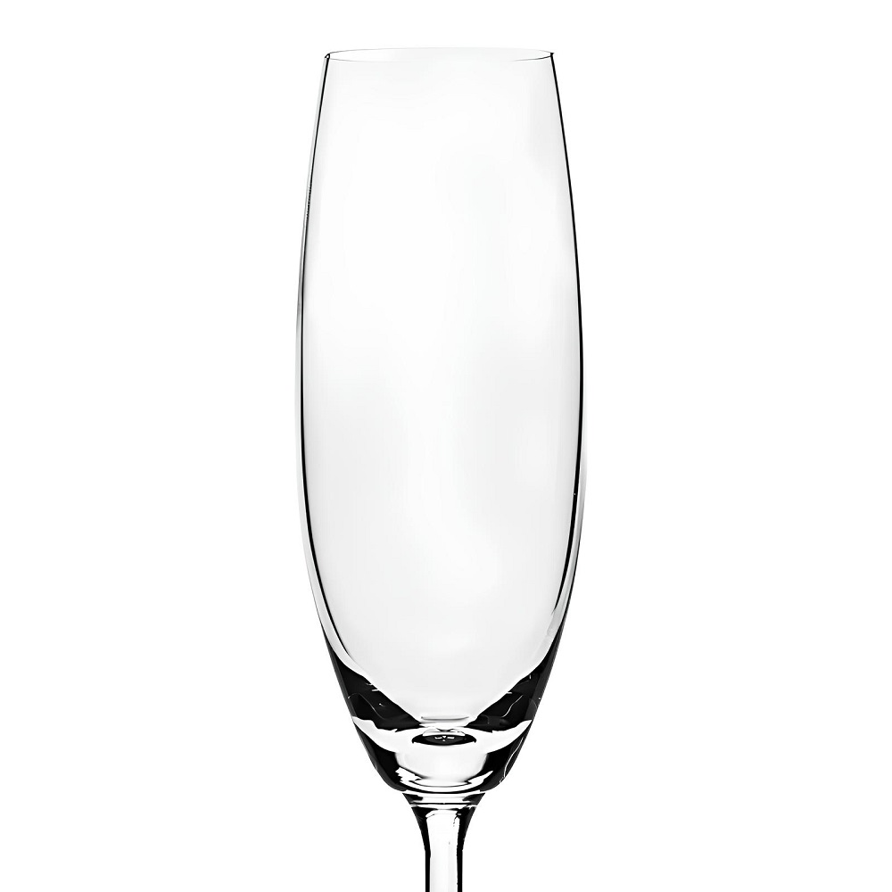 Jogo 6 Taças 220 ml Champanhe Espumante Cristal Ecológico-Premium- Gastro
