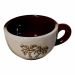 Jogo de Xícaras com Suporte e Bule de Cerâmica para Café e Chá 9 Peças  