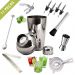 Kit Barman Profissional Coqueteleira 500ml 11 Peças Inox Caipirinha Drinks 
