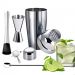 Kit Coqueteleira Aço Inox Bartender 05 Peças Drinks Coquetéis 