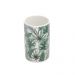 Kit Lavabo Banheiro Ceramica Folhas com 3 Peças 
