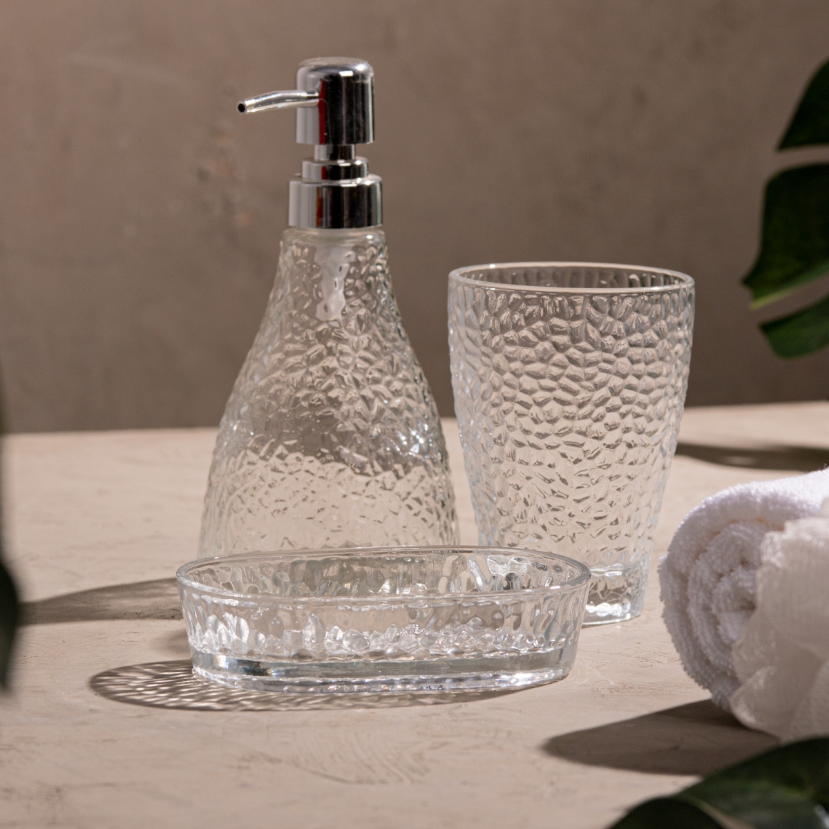Kit Lavabo Banheiro, Saboneteira Liquida, Saboneteira, Porta Escovas Prateado