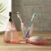Kit Lavabo Banheiro, Saboneteira Liquida, Saboneteira, Porta Escovas Rosa