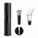 Kit Saca-Rolhas Elétrico + Abridor Vinho ABS - 4 Peças 
