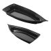Kit com 2 Barcos para Sushi, Sashimi, Sorvete e Açai - Plastico 1,2L 42x18x7cm