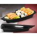 Kit com 2 Barcos para Sushi, Sashimi, Sorvete e Açai - Plastico 1,2L 42x18x7cm