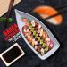 Kit com 2 Barcos para Sushi, Sashimi, Sorvete e Açai 1,2 Litros - Plastico BrancoBranco