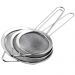 Kit com 3 Peneiras Inox Cozinha PMG 