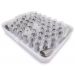 Kit com 52 Bicos de Confeitar em Inox com 01 Acoplador, 02 Bailarinas e 01 Caixa