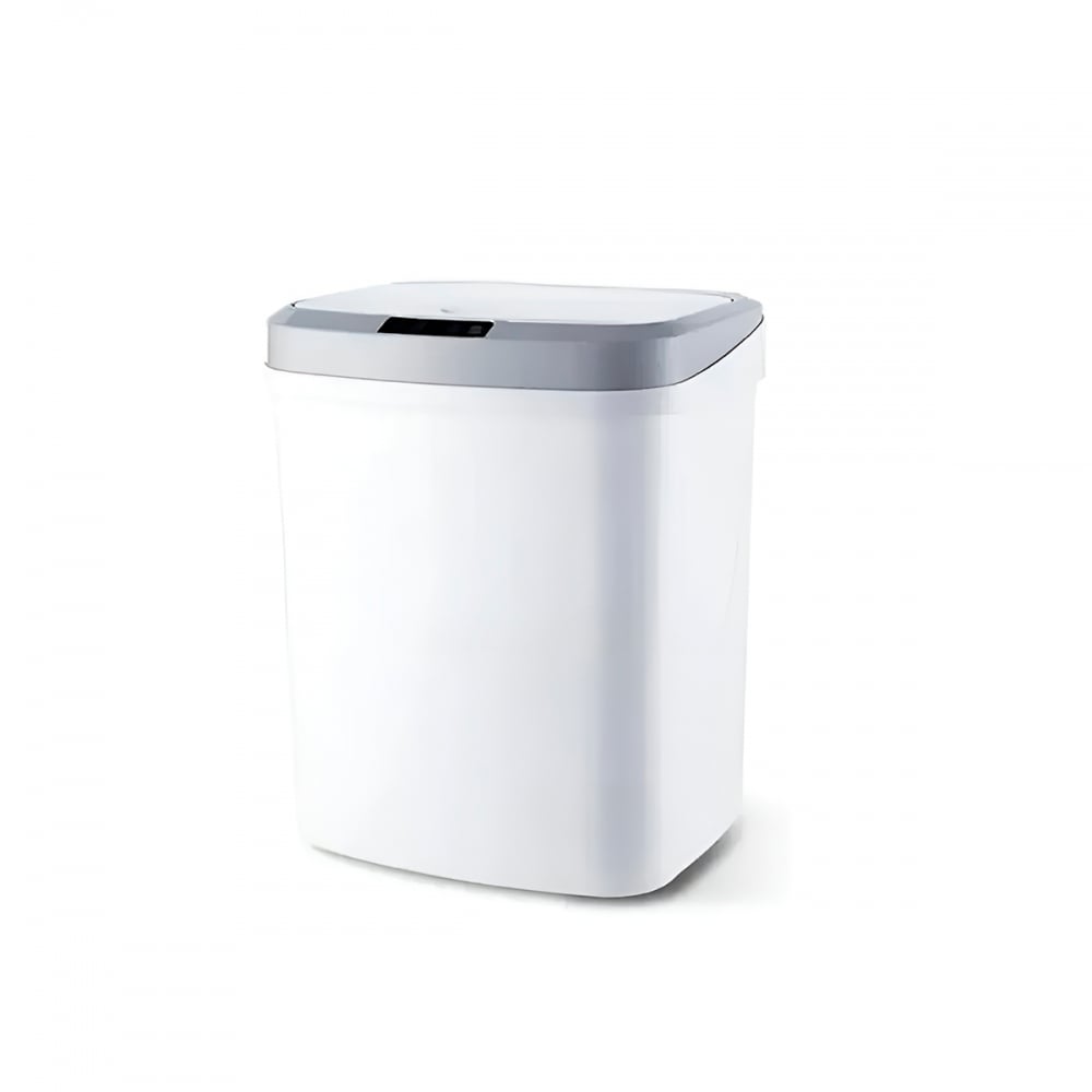 Lixeira Automática Inteligente 15L Branca - Sensor De Movimento 