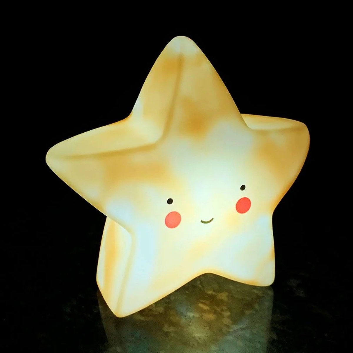 Luminária Estrela LED Infantil - Luz Suave e Design Encantador 