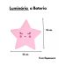 Luminária Estrela LED Infantil - Luz Suave e Design Encantador 