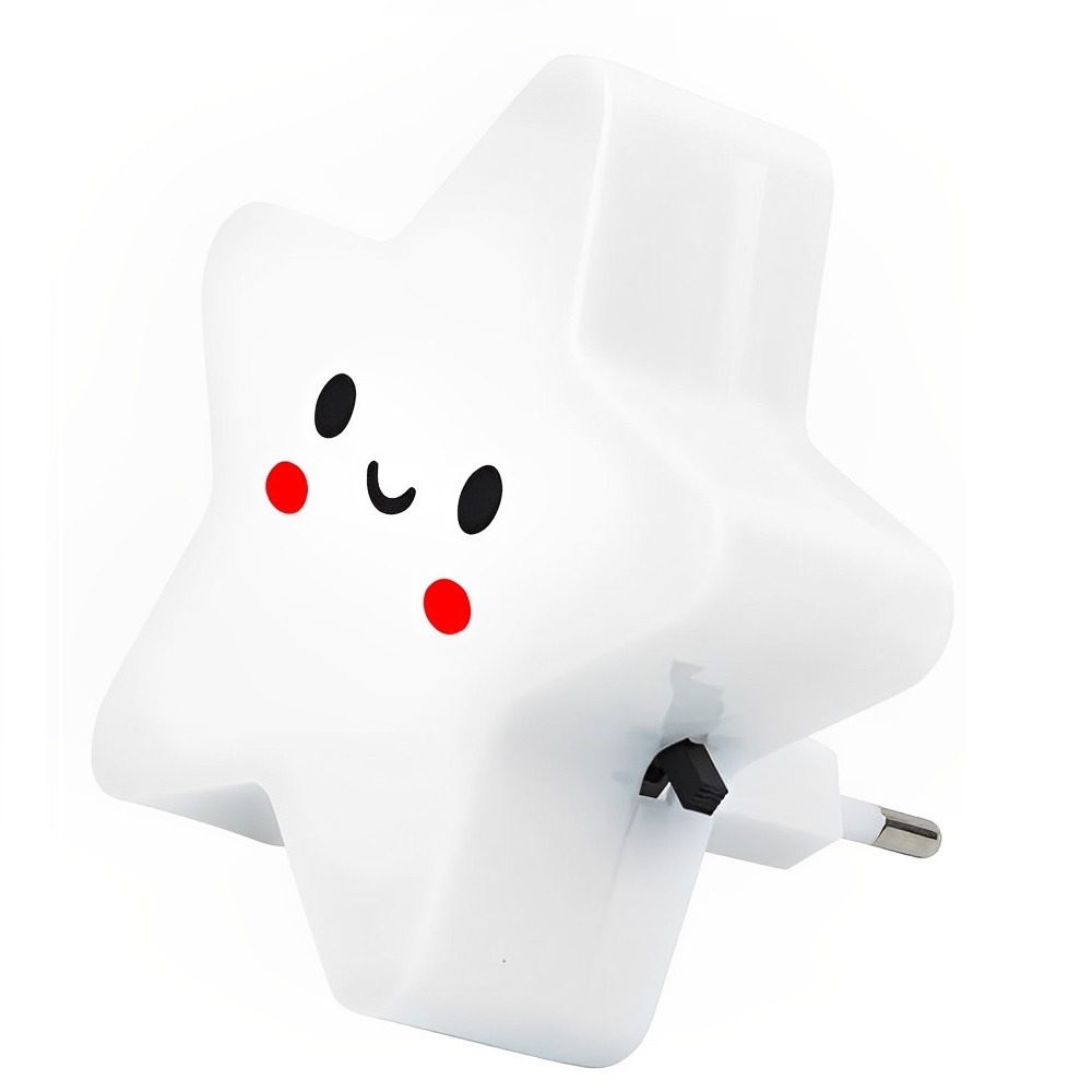 Luminária LED de estrela para quarto infantil 