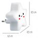 Luminária LED de estrela para quarto infantil 