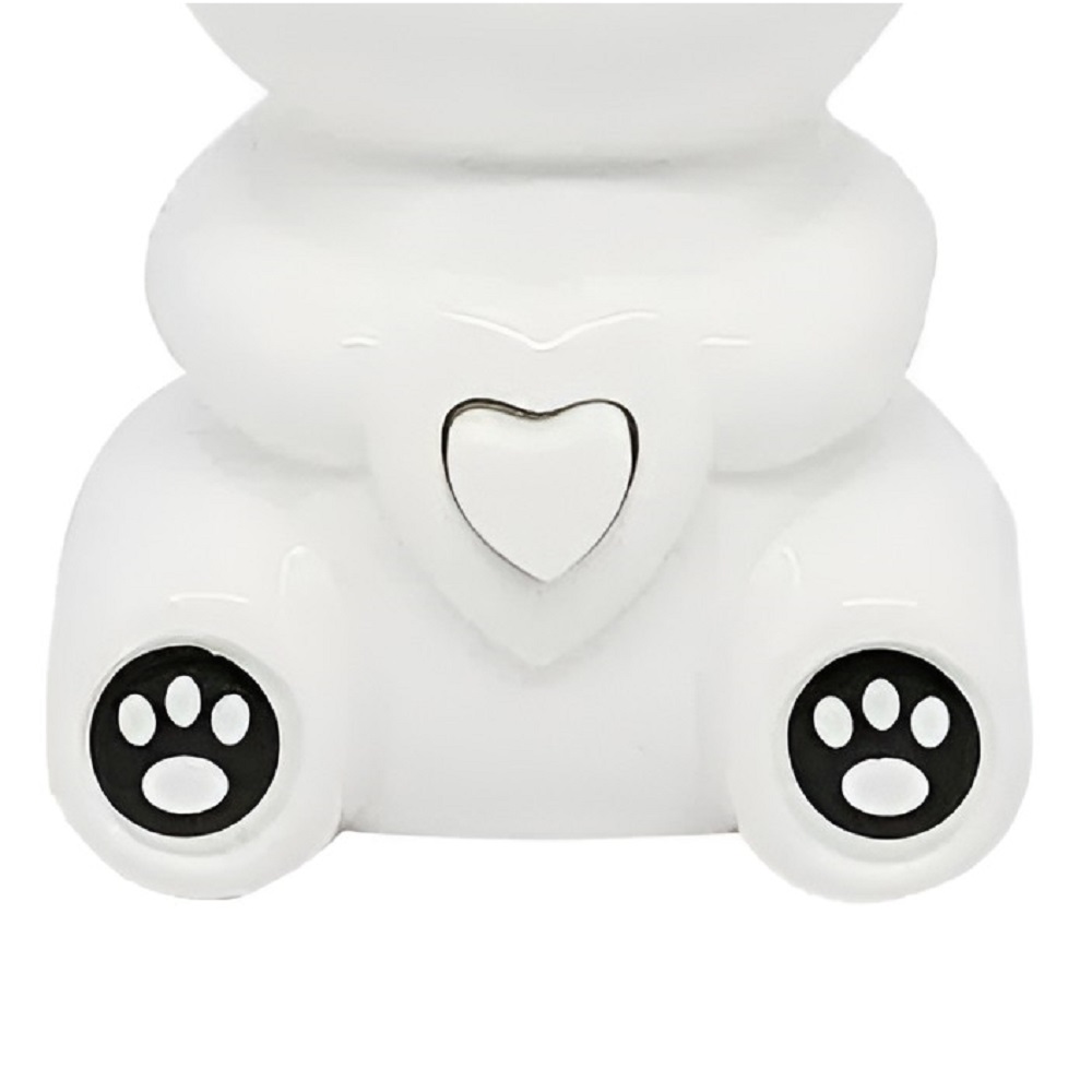 Luminaria de Mesa Mini Abajour Infantil Ursinho A Pilha 