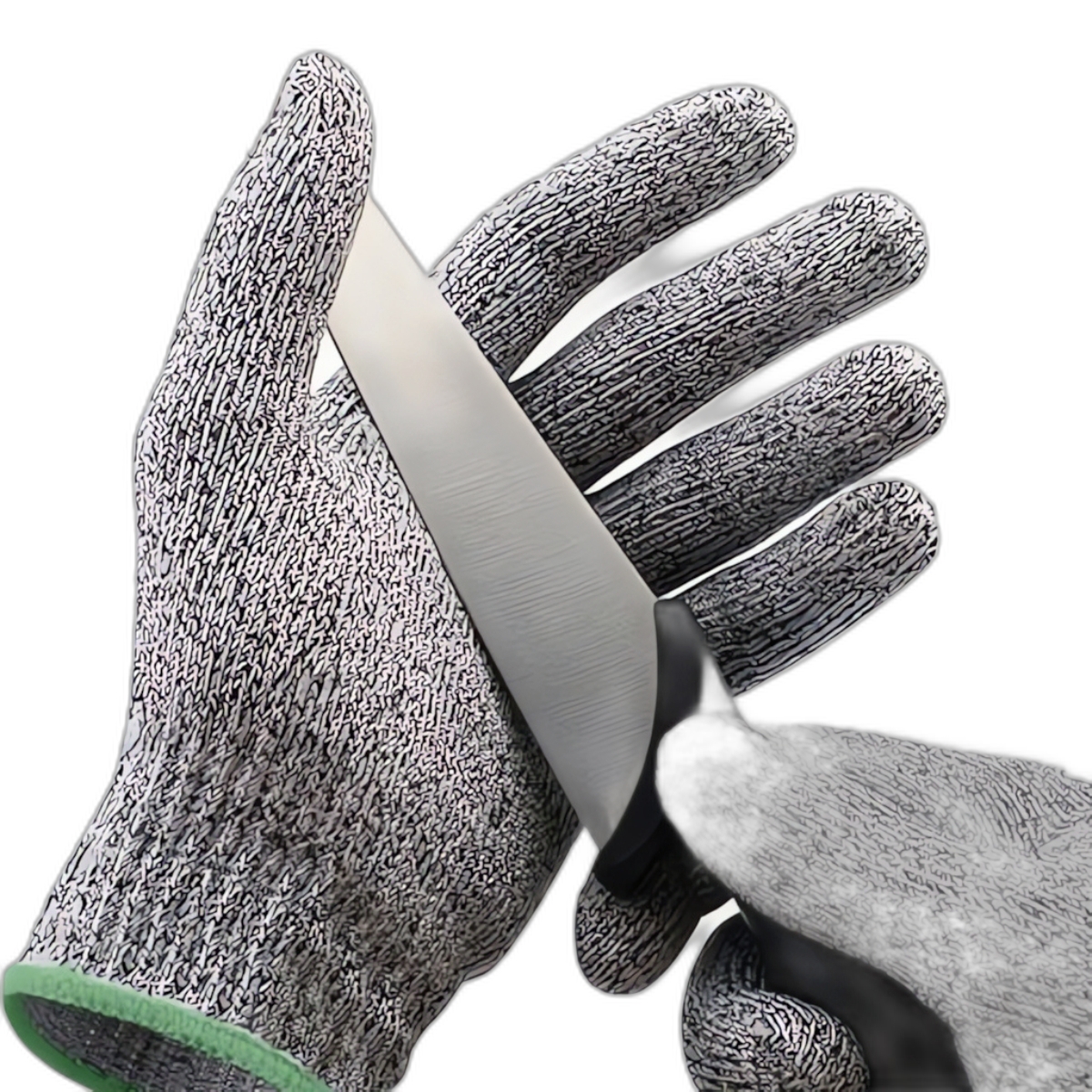 Luva Anti Corte Resistente Cozinha - Poliéster e Elastano - Uso Profissional - Estilo Durável 