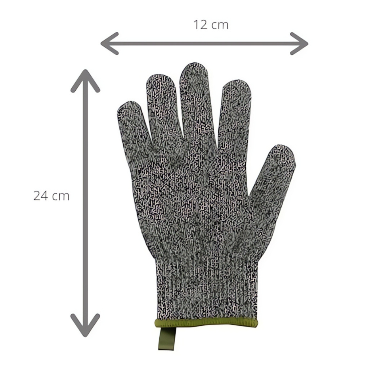 Luva Anti Corte Resistente Cozinha - Poliéster e Elastano - Uso Profissional - Estilo Durável 