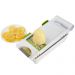 Mandoline, Cortador de Legumes, Fatiador, Fatia, Rala e Corta Legumes, 4 Laminas 