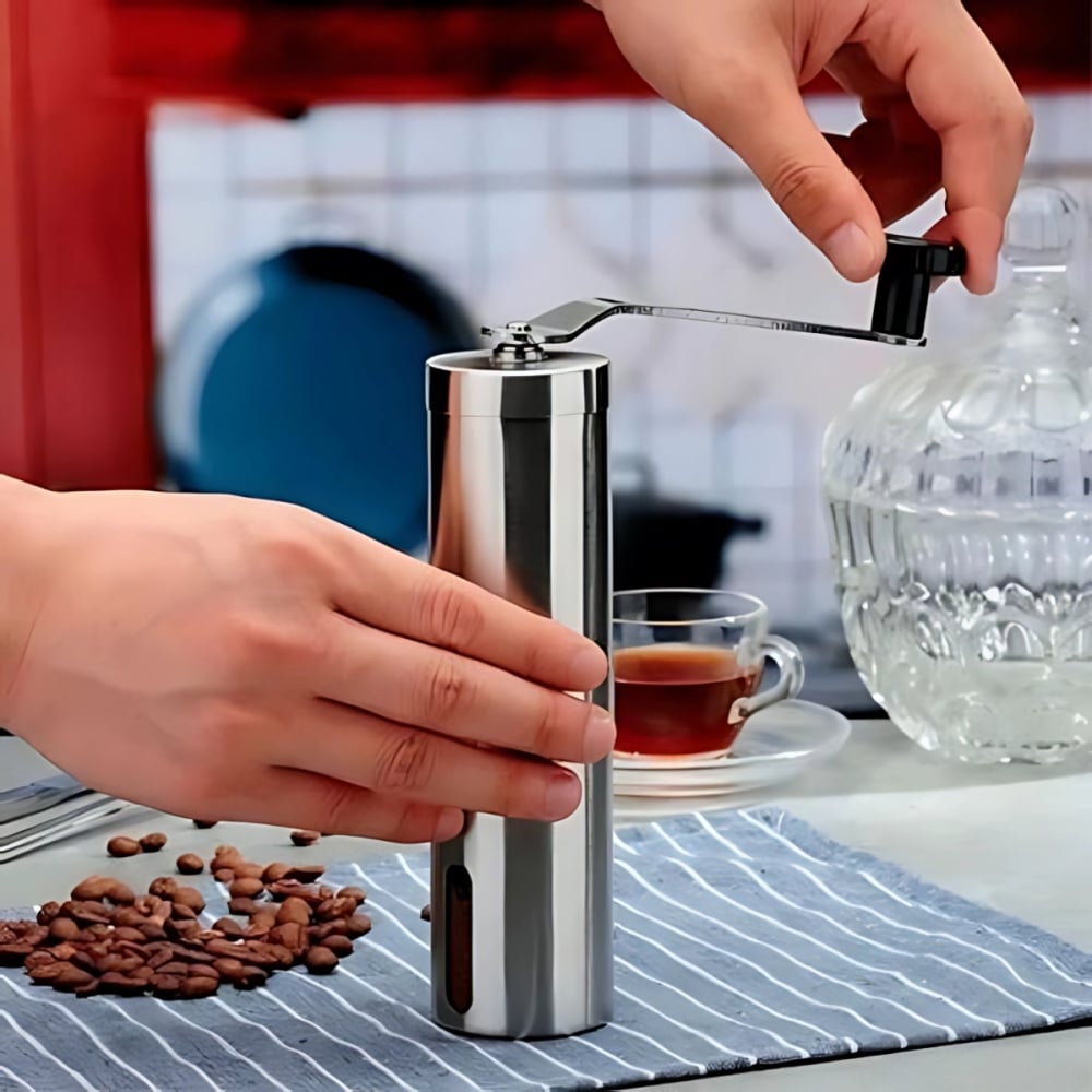Moedor de Café com Manivela - Ajuste a Moagem e Aproveite o Aroma 