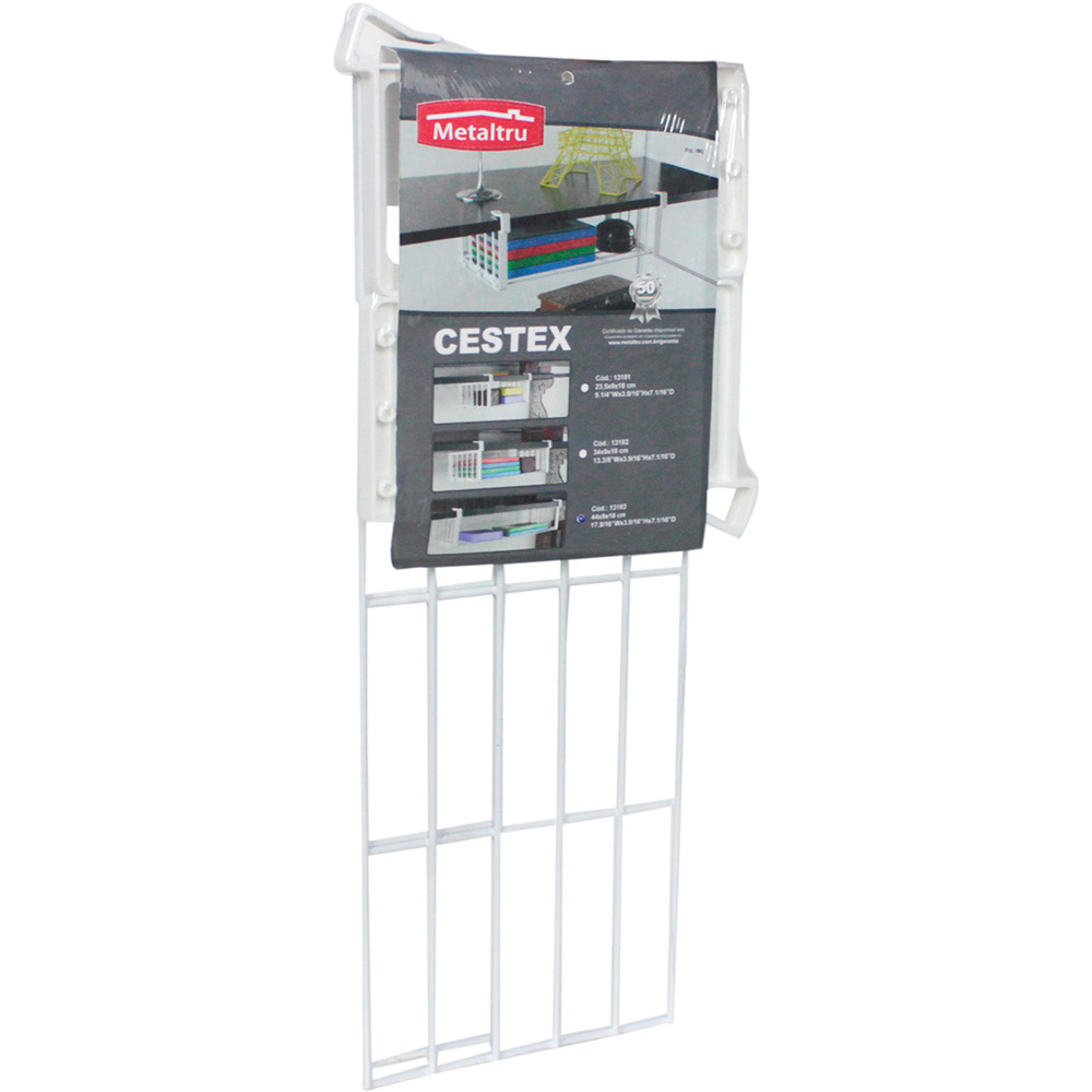 Organizador para Prateleiras e Armarios Cestex Jumbo  9x44x18 cm (AxLxC) 