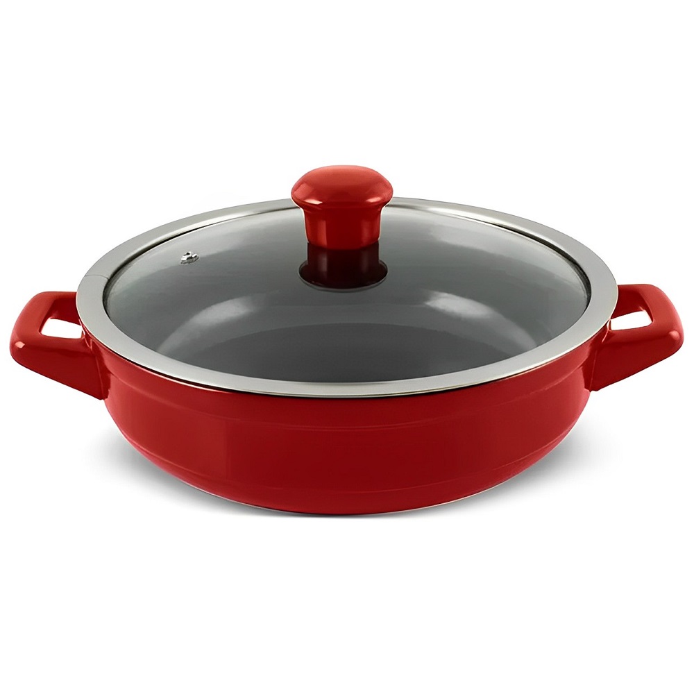 Panela Caçarola de Cerâmica Baixa Buffet, 20cm, 1,2 Litros, Ceraflame 
