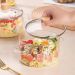 Panela Vidro Borosilicato 13x23cm Microondas Forno 1,8L Design Tulipa 