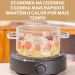 Panela Vidro Borosilicato 13x23cm Microondas Forno 1,8L Design Tulipa 