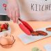 Pegador Premium em Silicone e Inox - Multiuso e Resistente Vermelho 