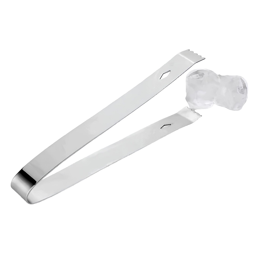 Pegador de Gelo em Inox C/ Dentes Multiuso 16cm 