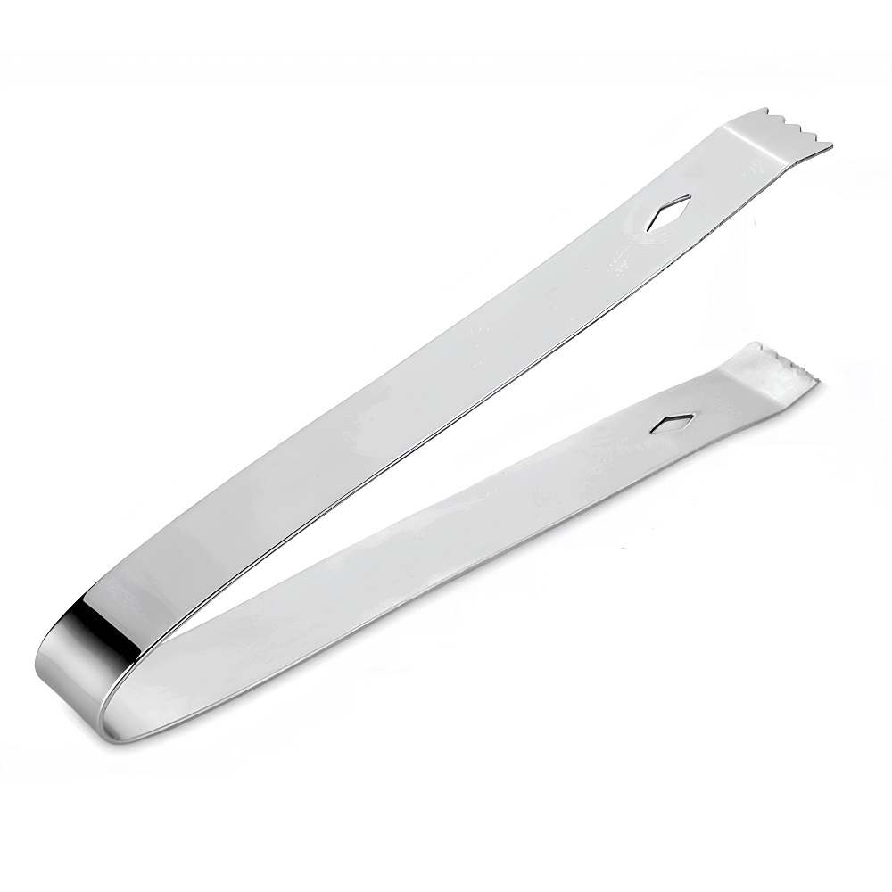 Pegador de Gelo em Inox C/ Dentes Multiuso 16cm 