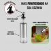Porta Azeite Vinagre Óleo com Dosador - Aço Inox - 300ml 