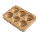 Porta Ovos Mesa / Geladeira Bambu Ecológico para 06 Ovos 