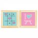 Poster, Kit com 2 Quadros para Parede Jogo do Amor  