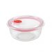 Pote Hermético Vidro Redondo 350mL - Transparente 