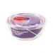 Pote Hermético Vidro Redondo 350mL - Transparente 