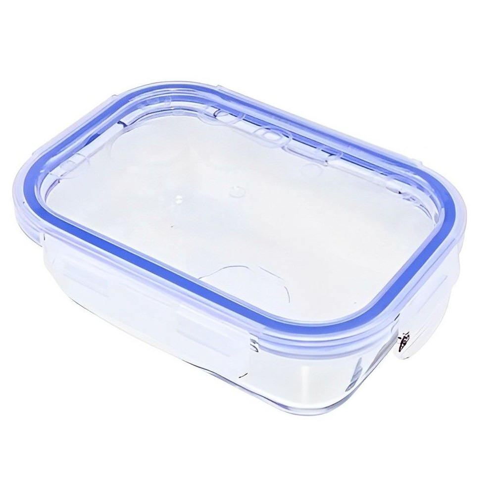 Pote Vidro Hermético Vai ao Forno Marmita Mantimentos Fitness 400mL 