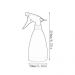 Pulverizador Borrifador Bico Regulavel Alta Pressão Capacidade 500 mL Branco