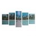 Quadro Decorativo MDF 5 Peças - Praia - Carisma