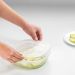 Ralador de Legumes e Alimentos em Inox com Pote Plastico - Branco